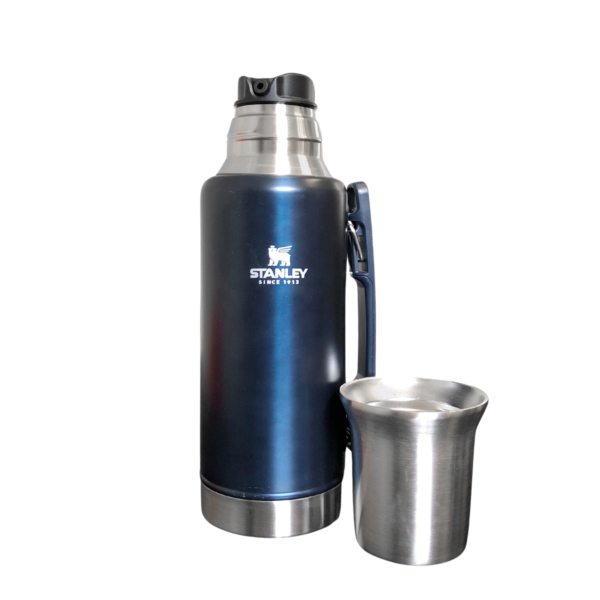 Termo Mate System 2 en 1 Simil Stanley Azul - Imagen 2