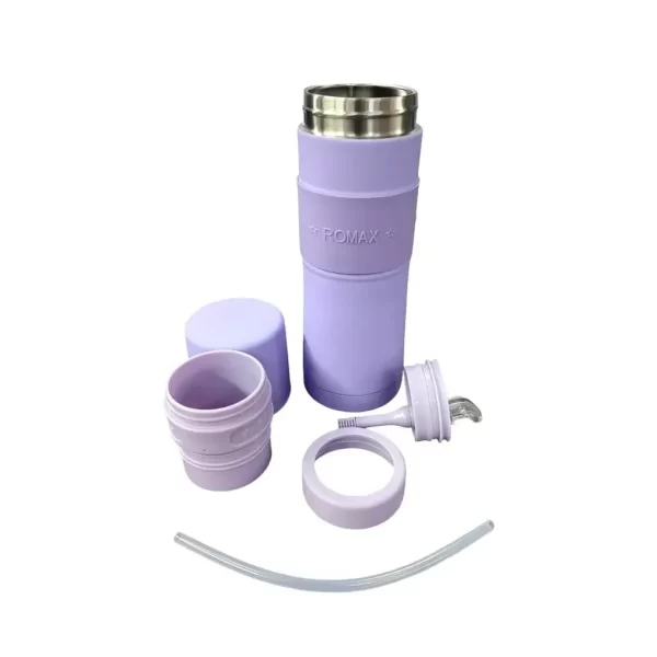 Termo ROMAX Mate Listo Autocebante 750ml Lila - Imagen 2