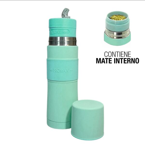 Termo ROMAX Mate Listo Autocebante 750ml Verde