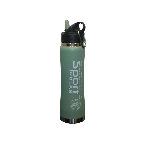 Botella Deportiva Rolan Térmica Acero Inoxidable Engomado 750ml COLOR VERDE