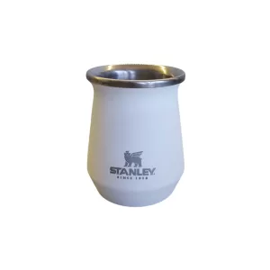 Mate Premium Simil Stanley 220 ml – Acero Inoxidable BLANCO