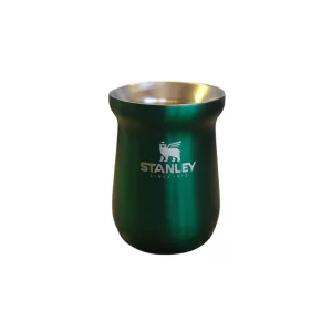 Mate Premium Simil Stanley 160 ml – Acero Inoxidable VERDE METALIZADO