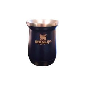 Mate Premium Simil Stanley 260ml – Acero Inoxidable AZUL METALIZADO
