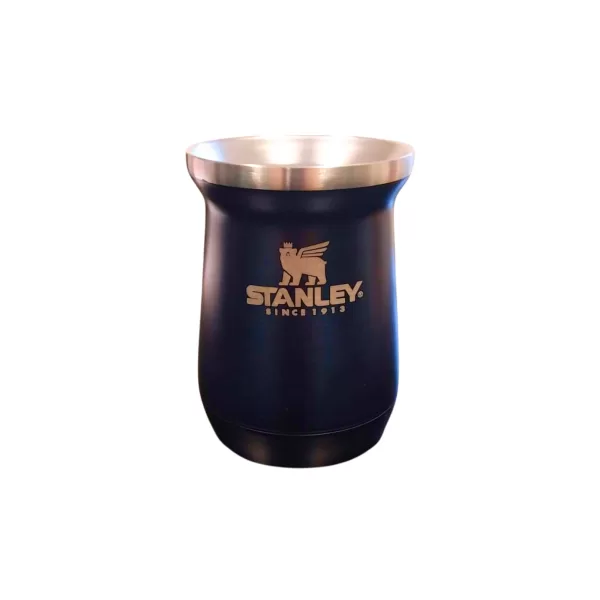 Mate Premium Simil Stanley 260ml – Acero Inoxidable AZUL METALIZADO