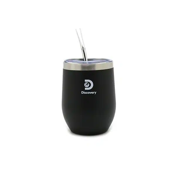 Mate con bombilla Discovery 350ml COLOR NEGRO COD:13677F - Imagen 2
