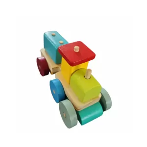 Mini Trochita Clásica de Madera Manick – Juguete Didáctico Multifunción